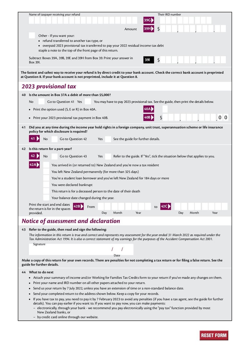 Large thumbnail of Form IR3 - Mar 2022