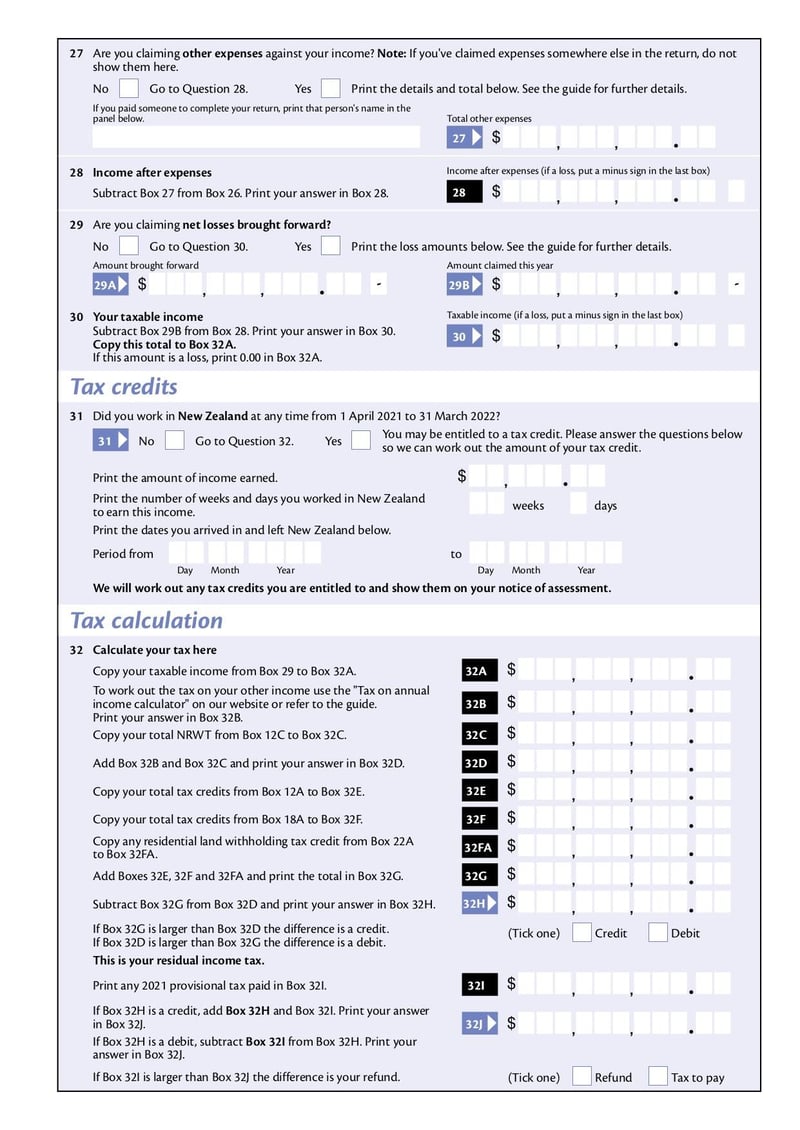 Large thumbnail of Form IR3NR - Mar 2022
