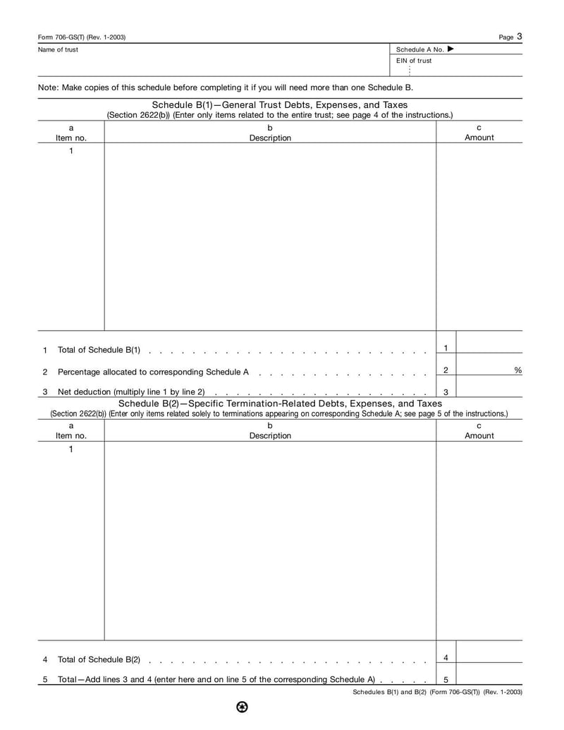 Large thumbnail of Form 706GS(T) - Jan 2003