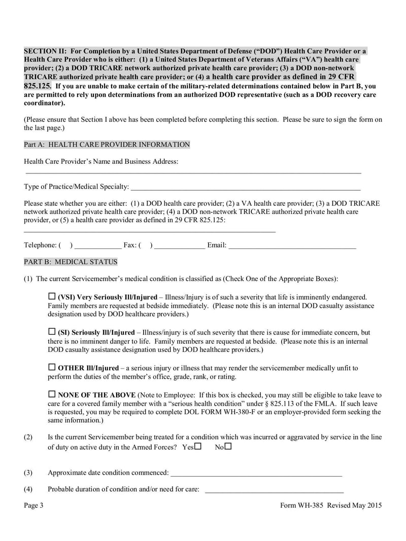 Large thumbnail of Form WH-385 - May 2015