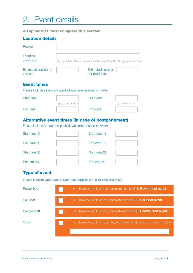Large thumbnail of Maritime Event Application Form - Dec 2019