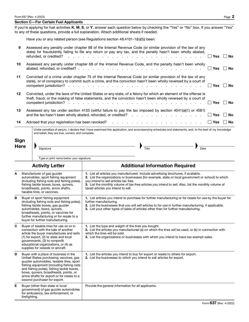 Thumbnail of Form 637 - Dec 2022 - page 1