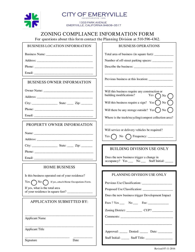 Large thumbnail of Business License Application Form - Dec 2020