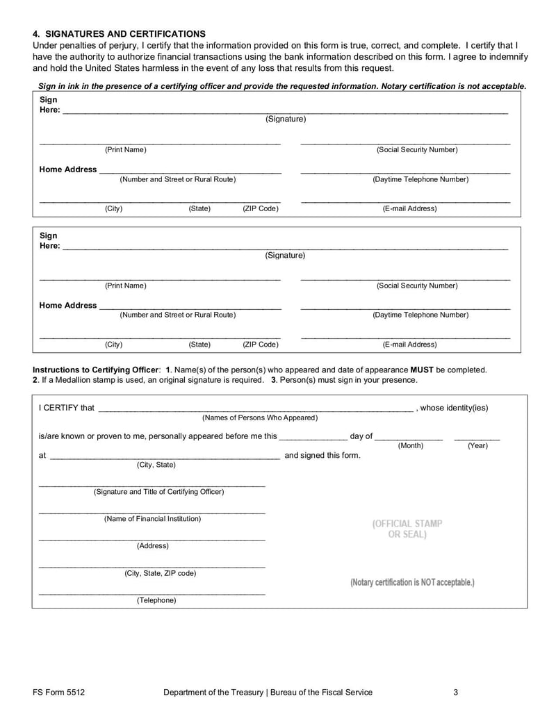 Large thumbnail of FS Form 5512 - Aug 2022