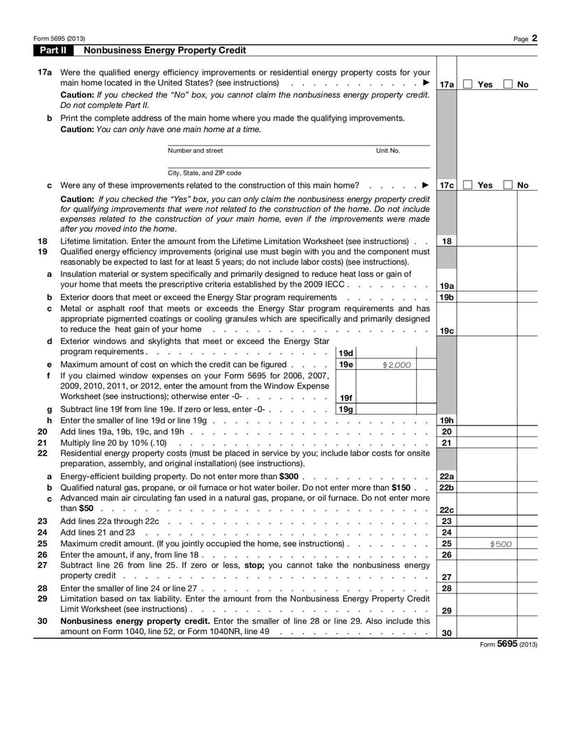 Large thumbnail of Form 5695 - Oct 2013