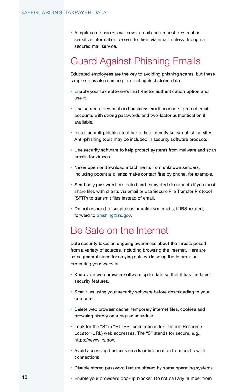 Large thumbnail of Publication 4557 Safeguarding Taxpayer Data - Jul 2021