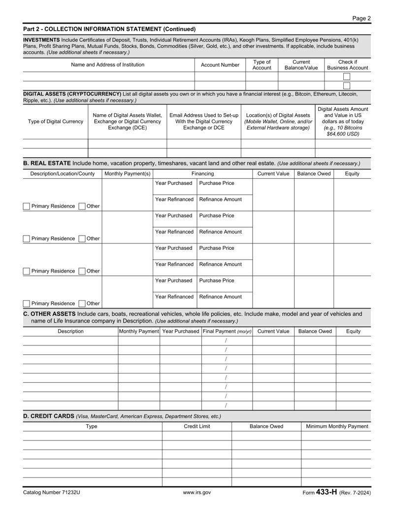 Large thumbnail of Form 433-H