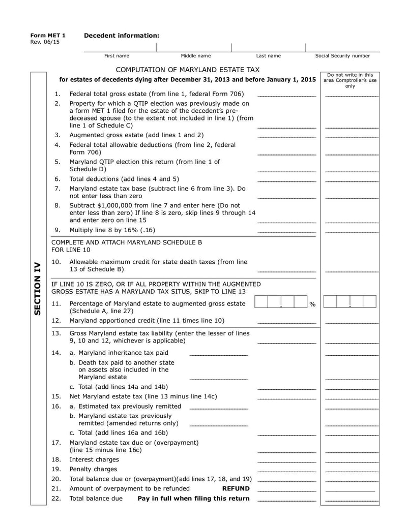 Large thumbnail of Form MET 1 - Sep 2017