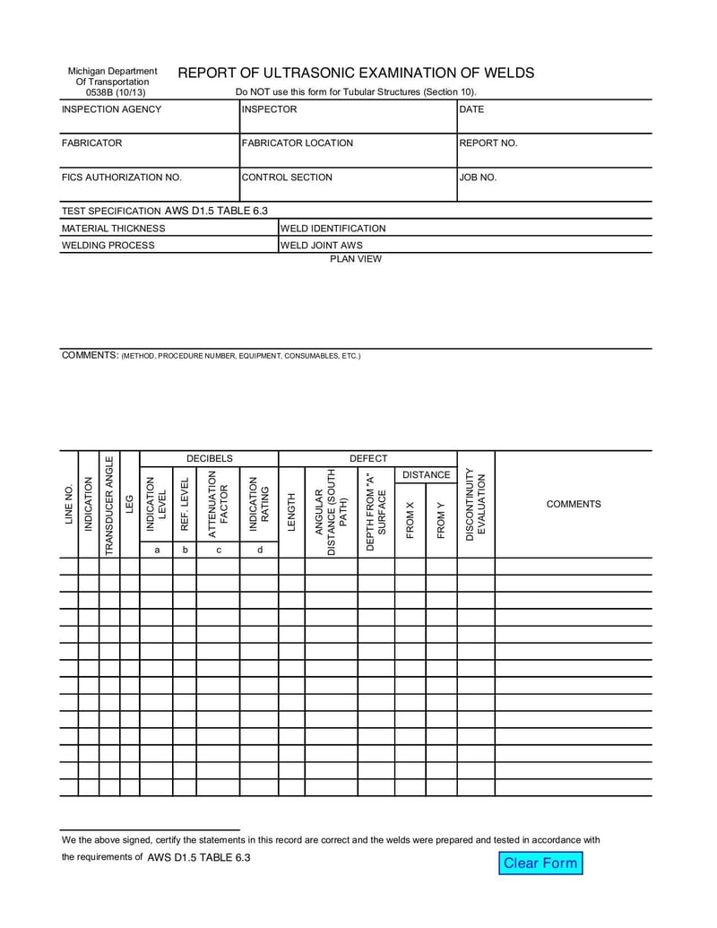 Large thumbnail of Form 0538B - Oct 2013