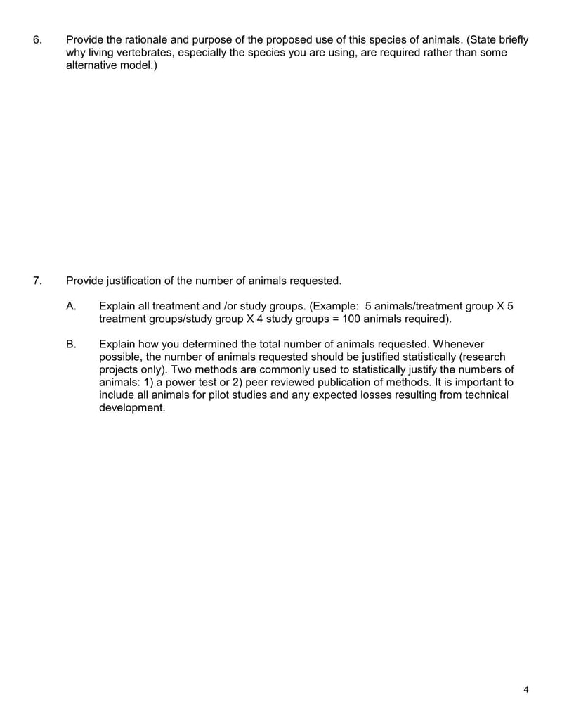 Large thumbnail of Angelo State University Protocol for the Use of Live Animals for Research, Teaching or Demonstration