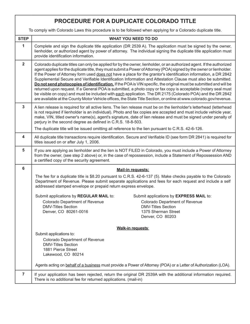 Large thumbnail of Form DR 2539A