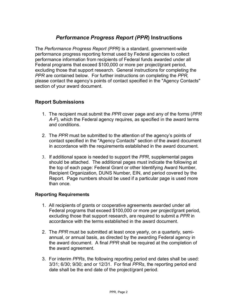 Large thumbnail of Form SF-PPR Performance Progress Report - May 2008