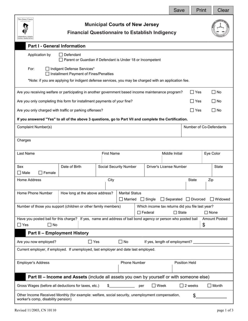 Large thumbnail of Form CN 10110