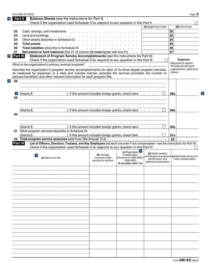 form 990-ez | fill and sign online with lumin
