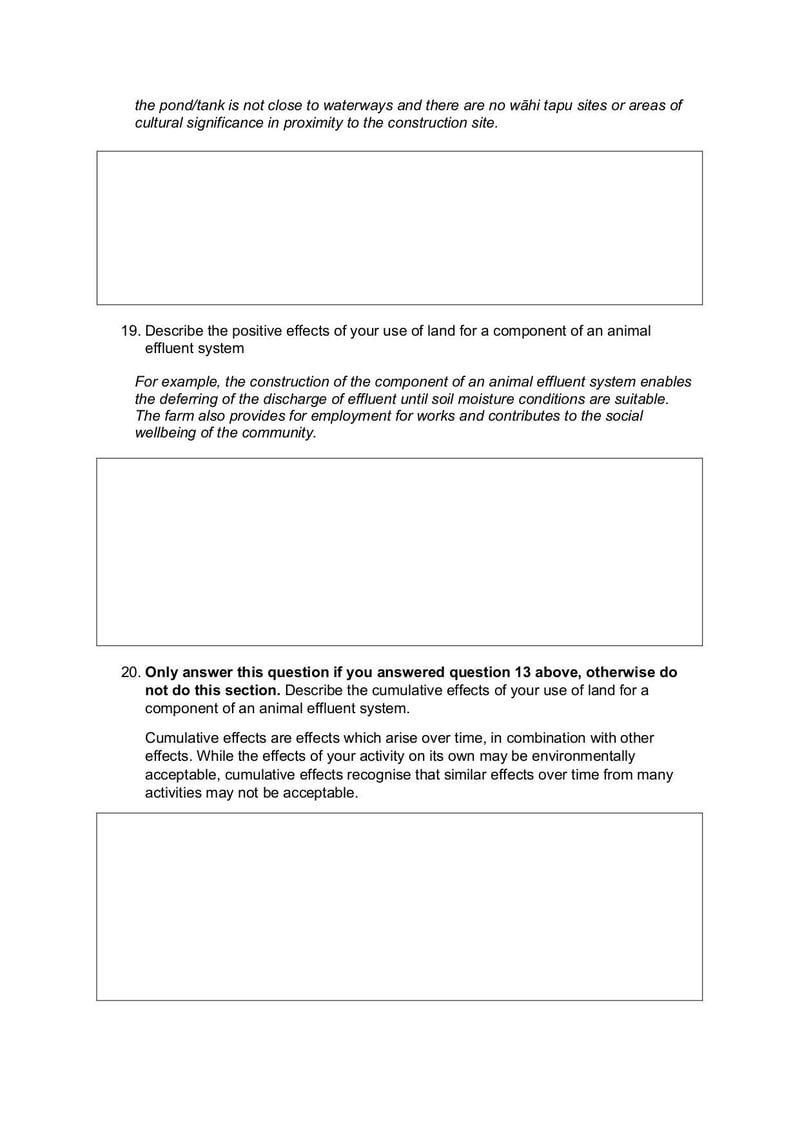 Large thumbnail of Form 29 Use of Land for the Construction Use and Maintenance of a Component of an Animal Effluent System - Jun 2022