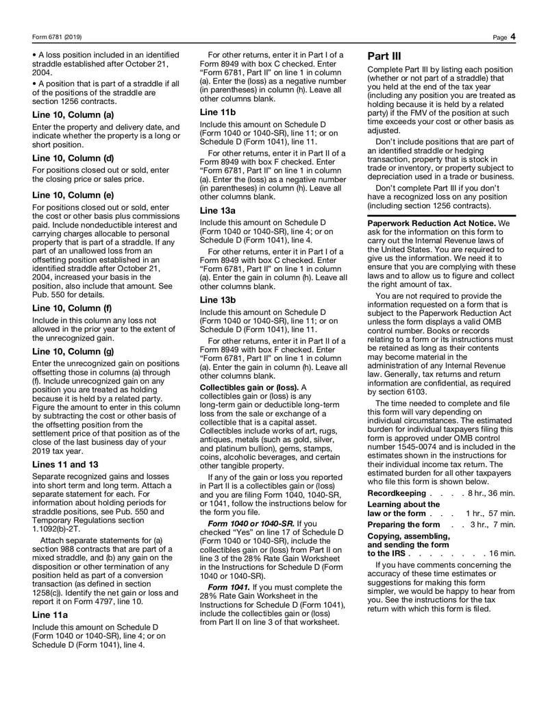 Large thumbnail of Form 6781 - Dec 2019