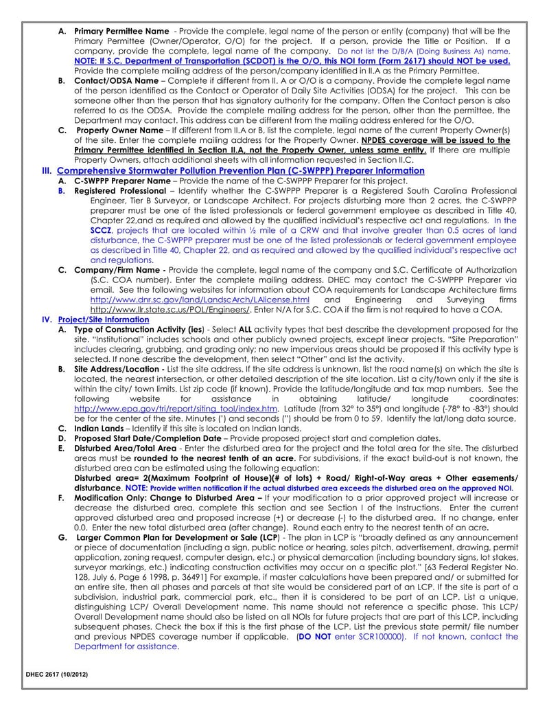 Large thumbnail of Form DHEC 2617