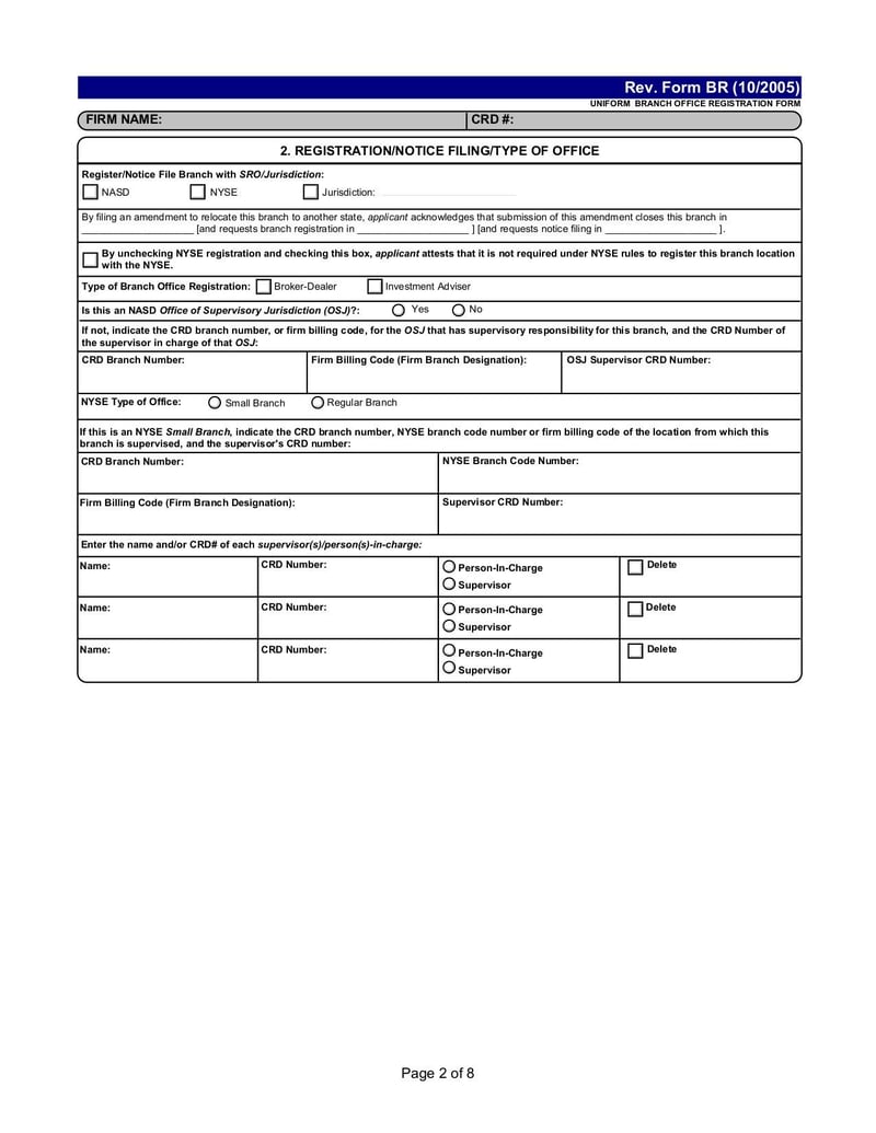 Large thumbnail of Business Registration Application - Jan 2007