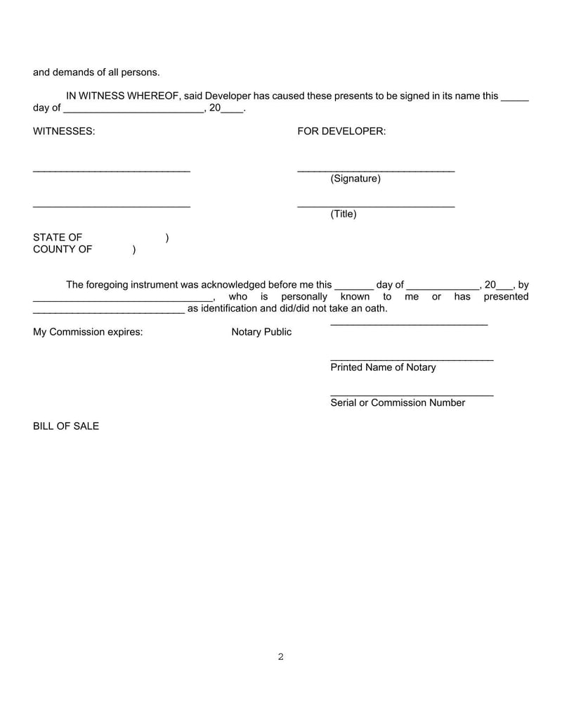 Large thumbnail of Charlotte County Bill of Sale