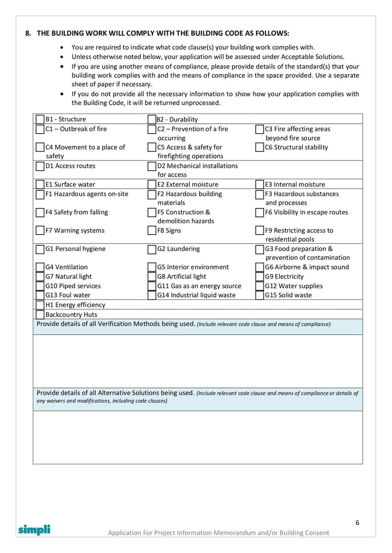 Large thumbnail of Building Consent Application Form 2 - Nov 2022