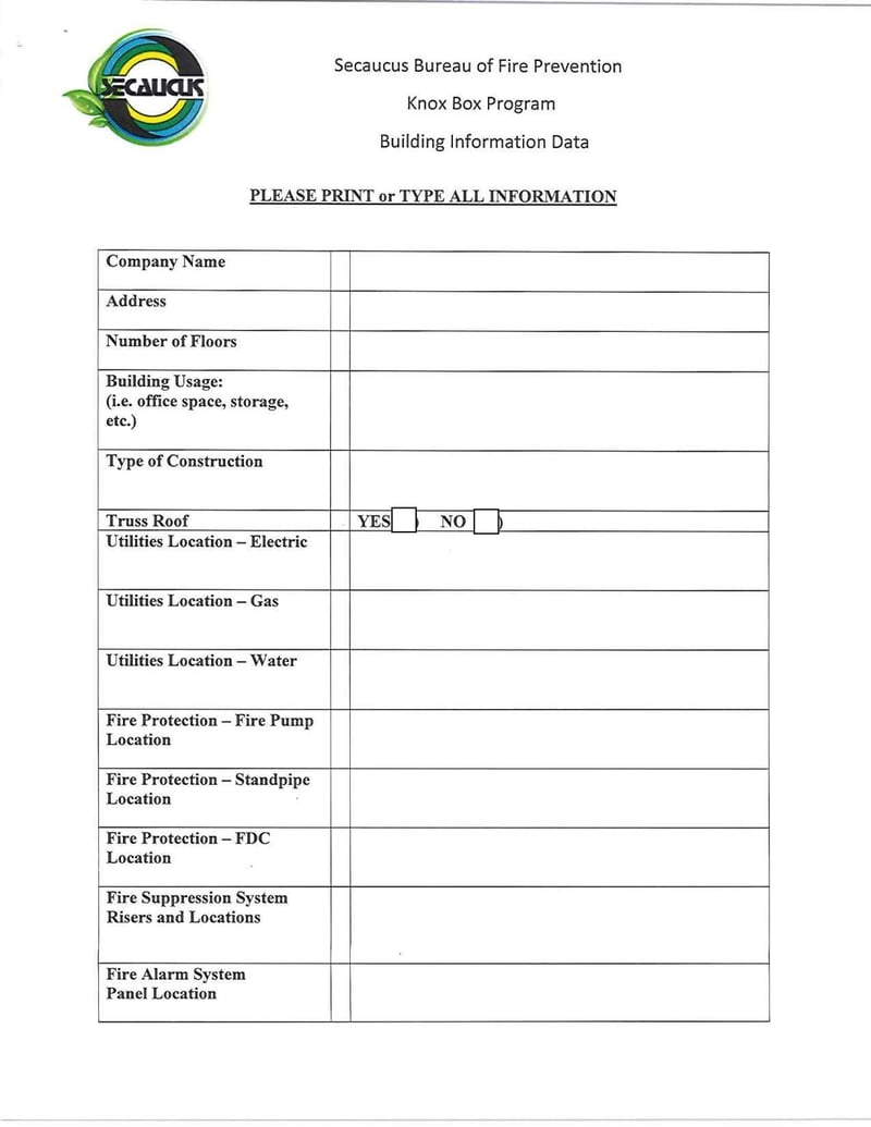 Large thumbnail of Knox Box Program Application Form - Jun 2019