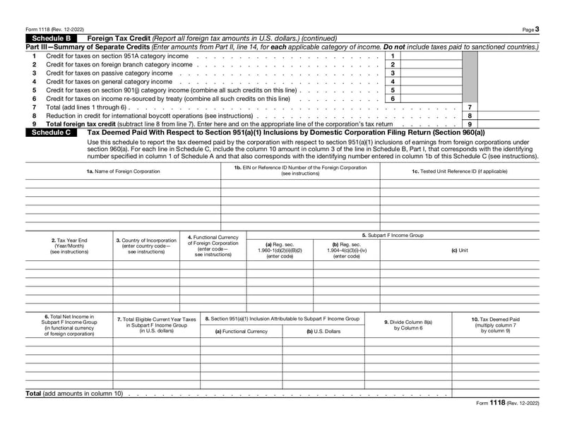 Large thumbnail of Form 1118 - Dec 2022