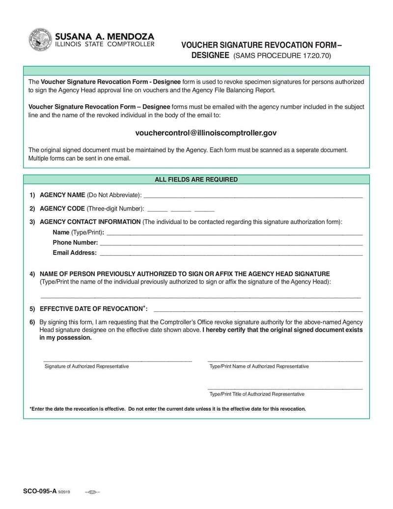 Large thumbnail of Form SCO-095-A - Sep 2019