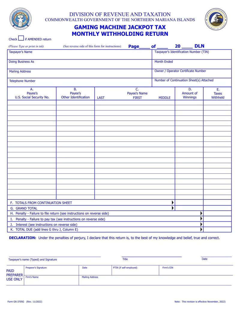 Large thumbnail of Form OS-3705G