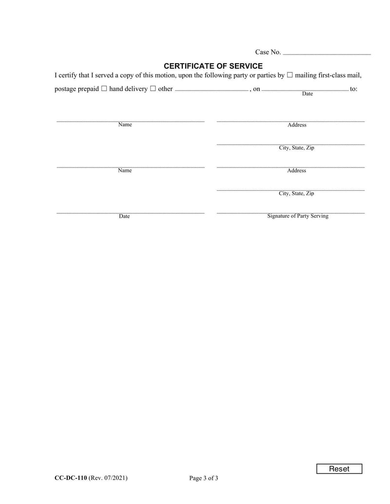 Large thumbnail of Form CC-DC-110