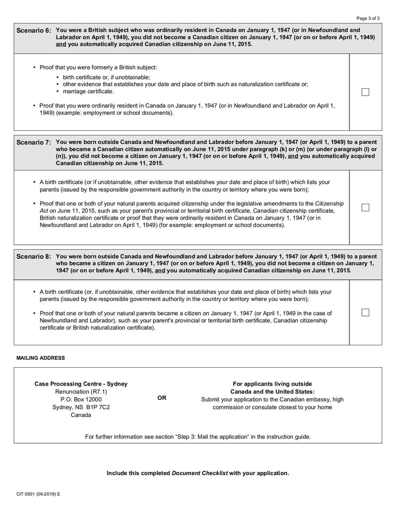 Large thumbnail of Form CIT 0501E - Apr 2019