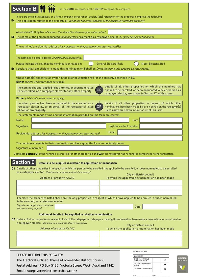 Large thumbnail of Ratepayer Enrolment Form Tcdc Interactive - Jan 2022