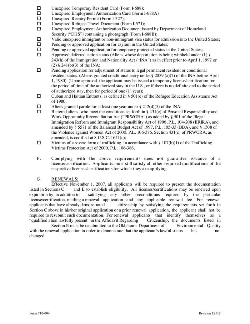 Large thumbnail of Form 710-004 - Feb 2013