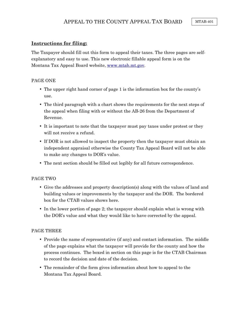 Large thumbnail of Form MTAB-401