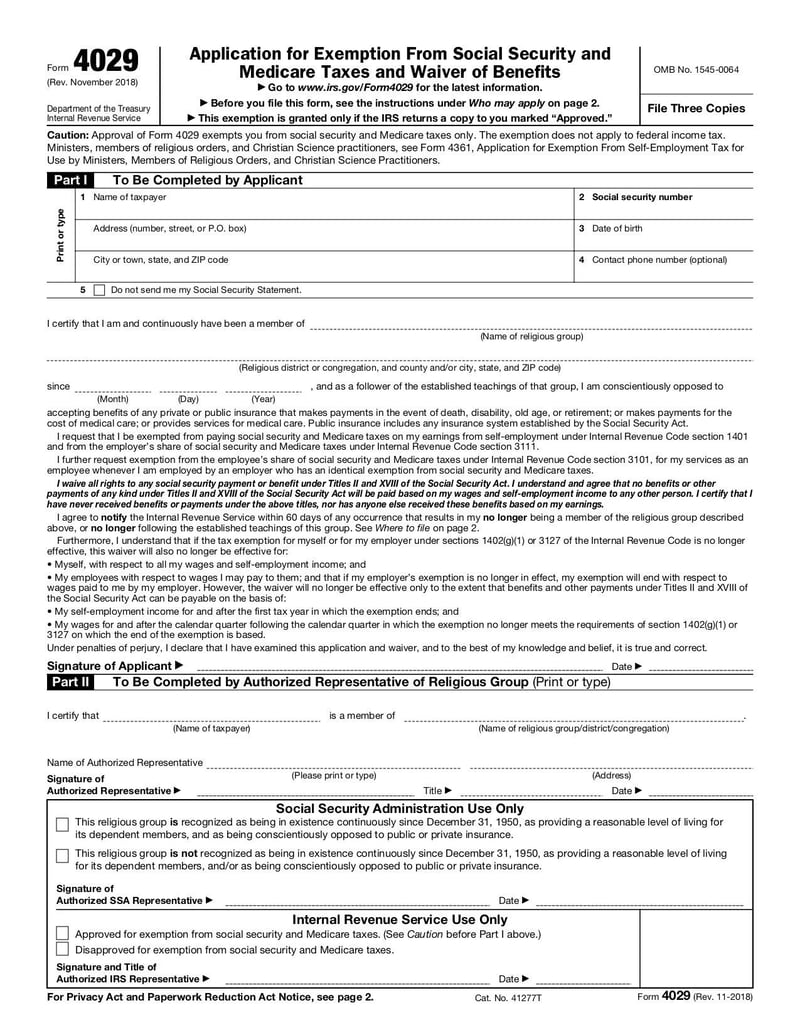 Form 4029 | Fill and sign online with Lumin