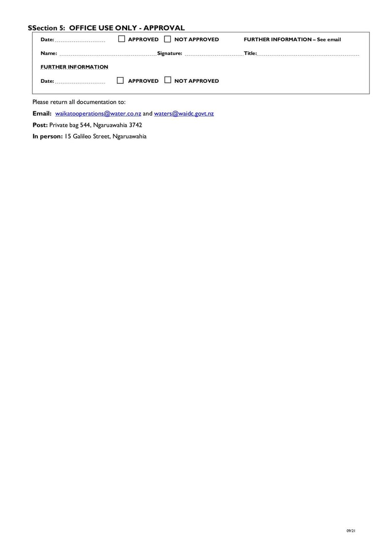 Large thumbnail of Application to Connect to Water Network - Sep 2021