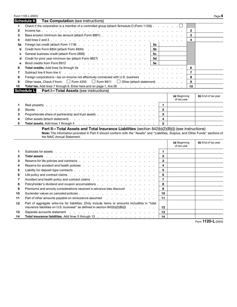 Large thumbnail of Form 1120-L - Dec 2022