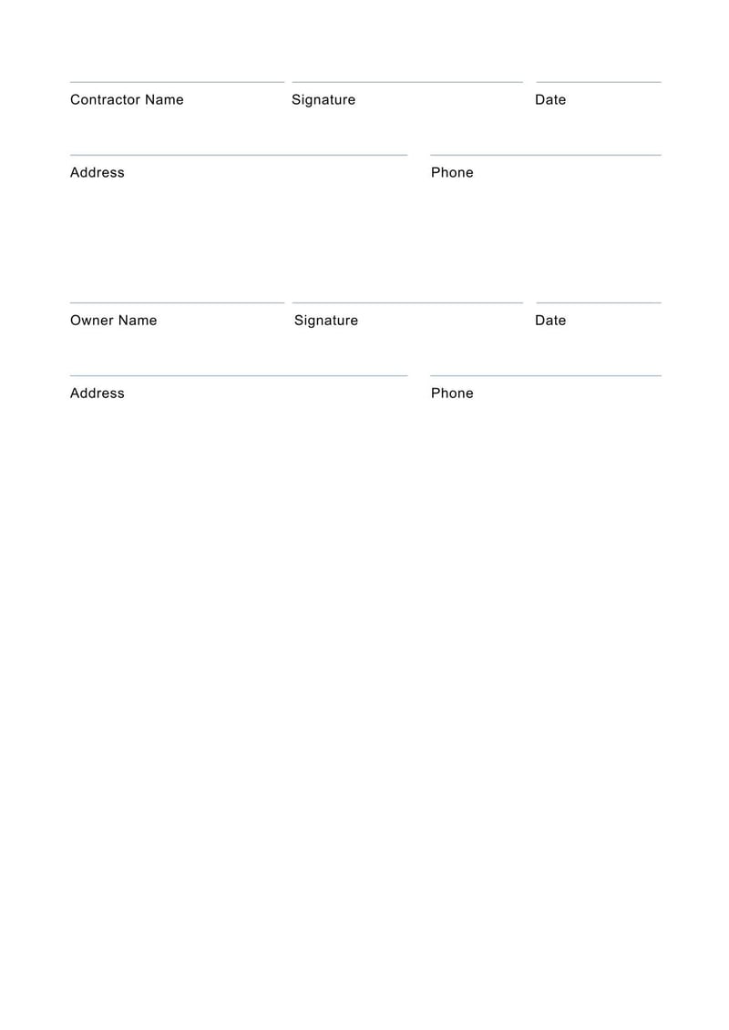 Large thumbnail of Time and Materials for Construction Contract