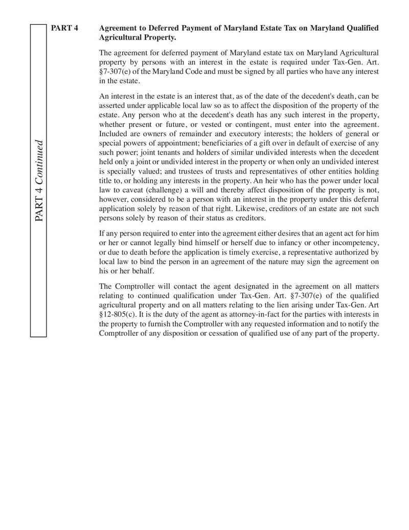 Large thumbnail of Maryland Estate Tax Return | MET-1DAG - Sep 2012