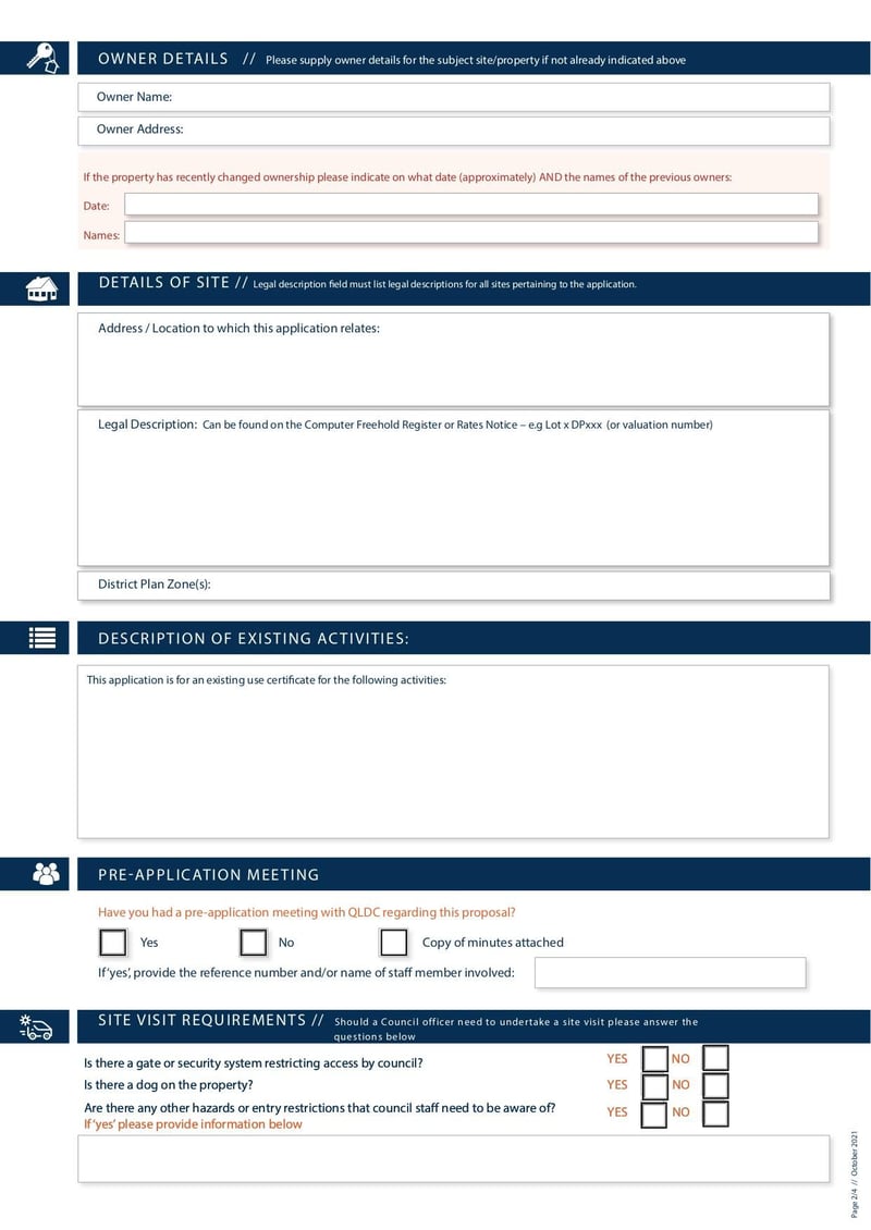 Large thumbnail of Form Existing Use Certificate - Oct 2021