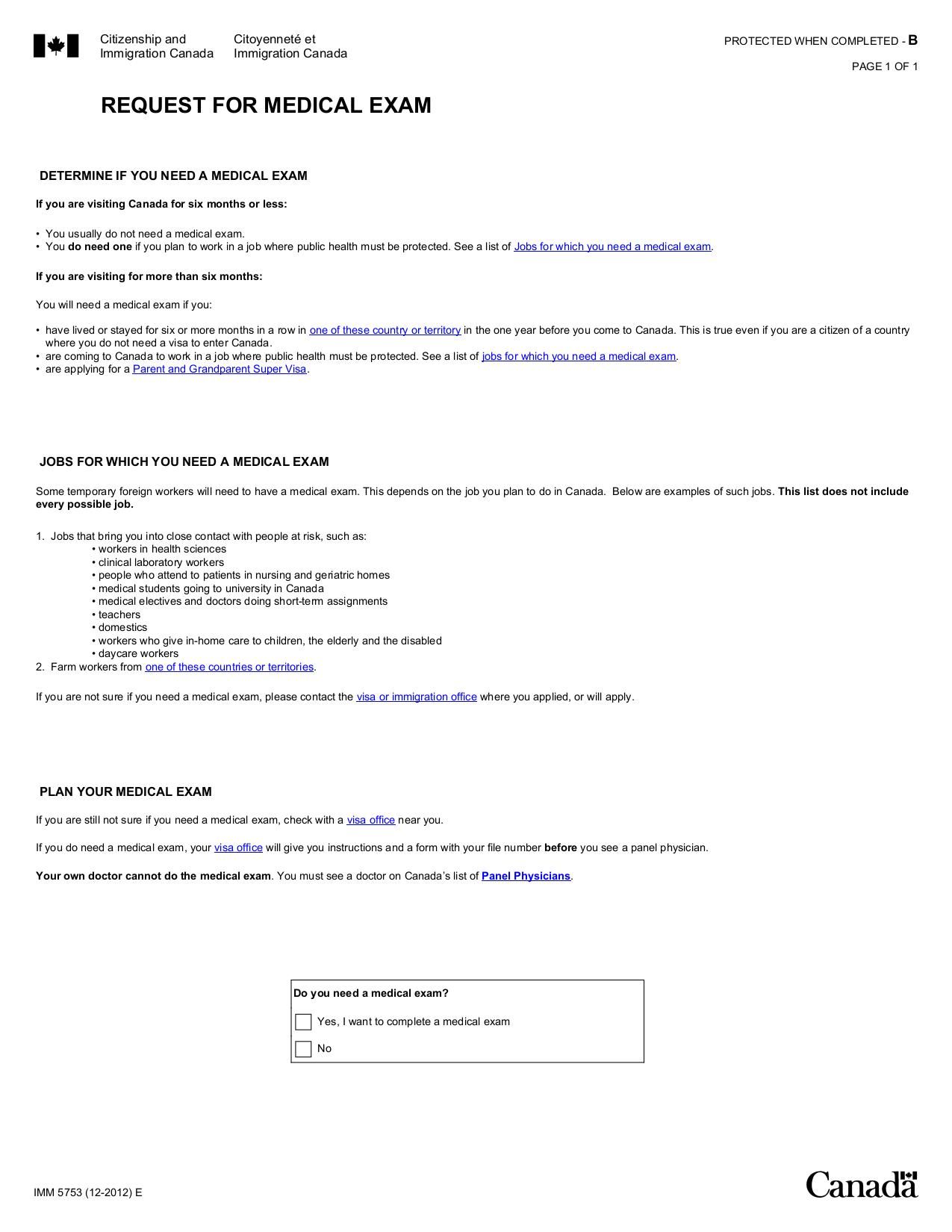 Form IMM5753E | Fill and sign online with Lumin