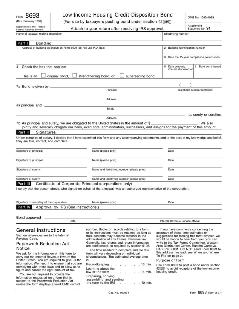 Large thumbnail of Form 8693 - Feb 1997