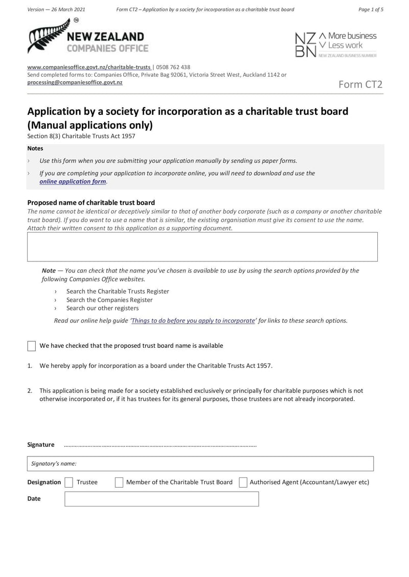 Large thumbnail of Form CT2 - Nov 2022