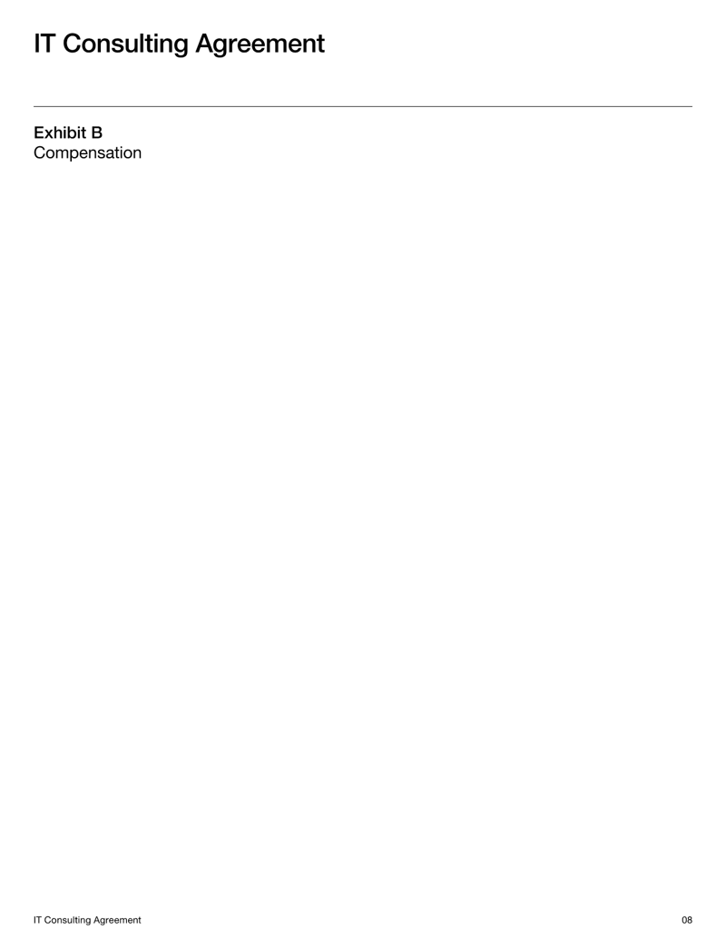 IT Consulting Agreement covering services, compensation, confidentiality and dispute resolution