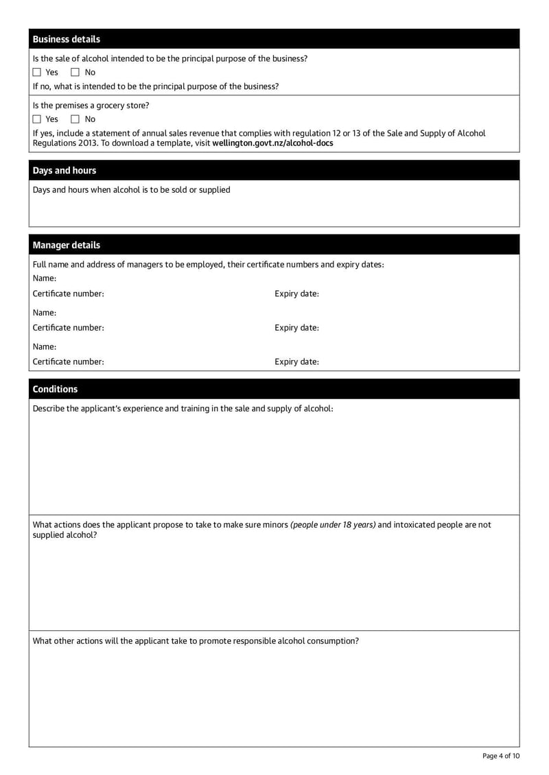 Large thumbnail of Application for Renewal and/or Variation of an Off-Licence - Sep 2021