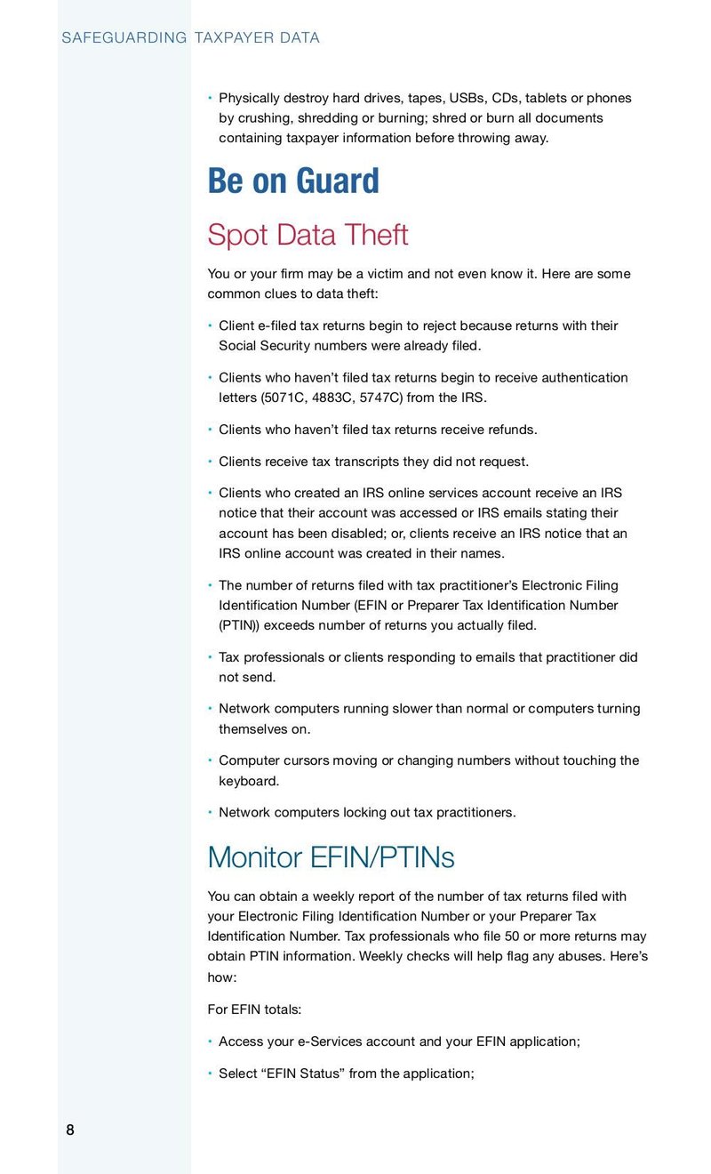 Large thumbnail of Publication 4557 Safeguarding Taxpayer Data - Jul 2021