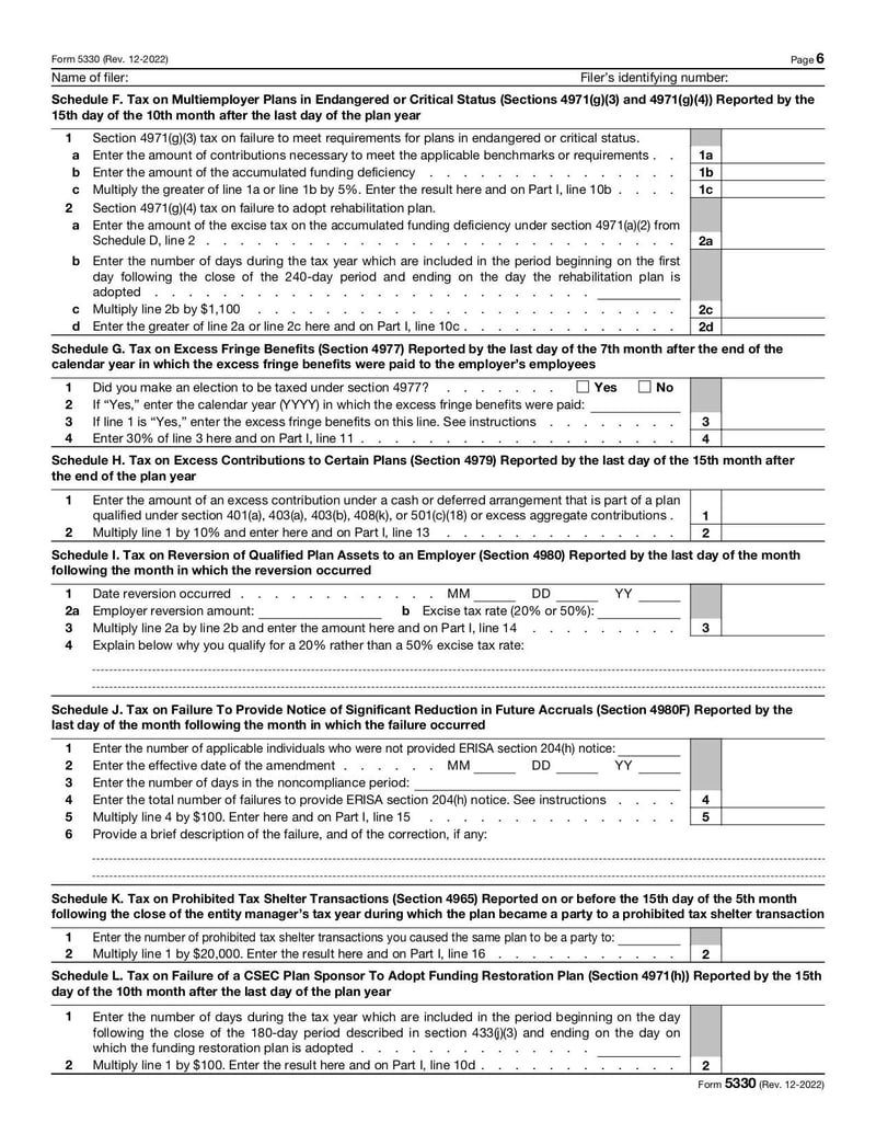 Large thumbnail of Form 5330 - Dec 2022