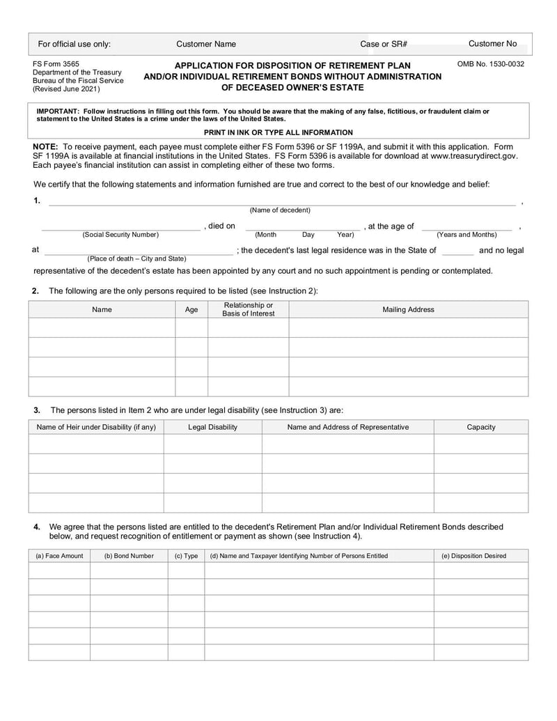 Large thumbnail of FS Form 3565 - May 2021