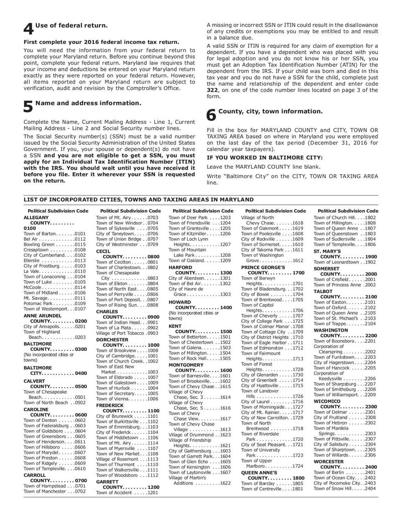 Large thumbnail of Maryland Tax Form 515 - Sep 2017