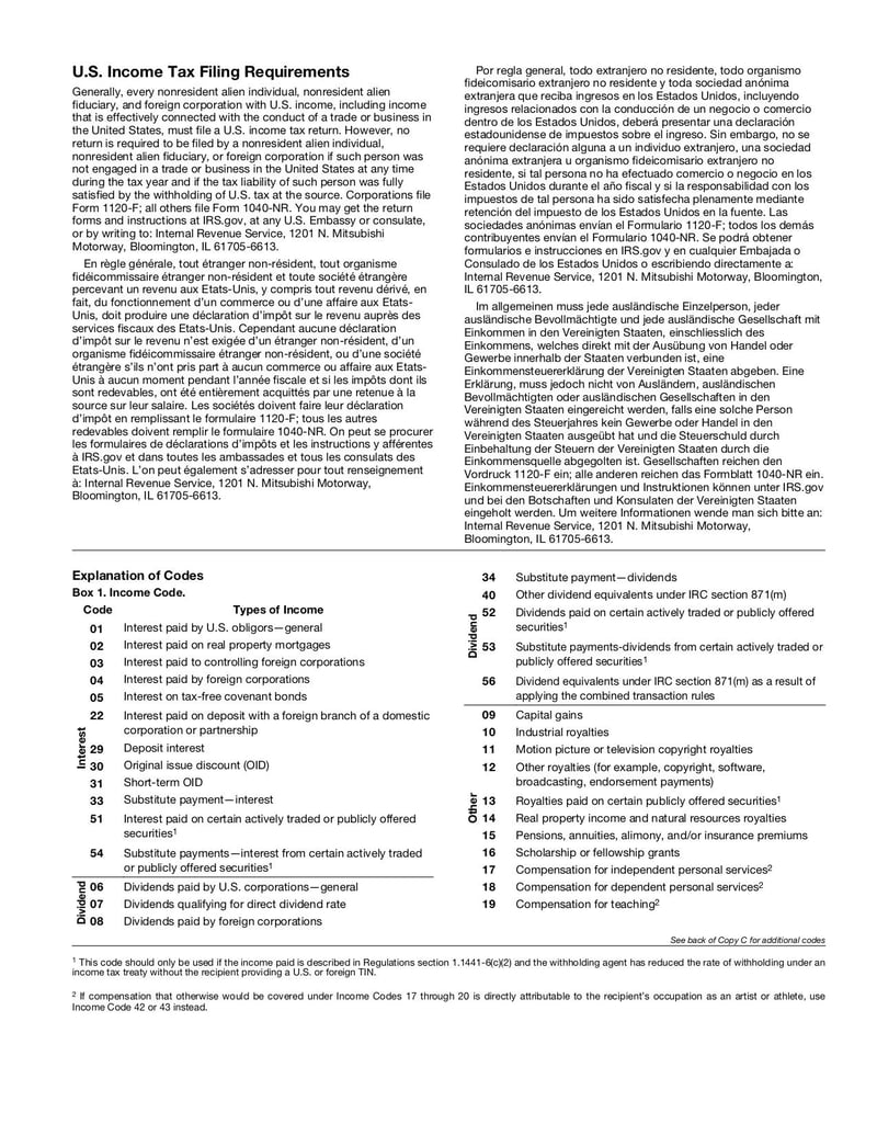 Large thumbnail of Form 1042-S - Jan 2023