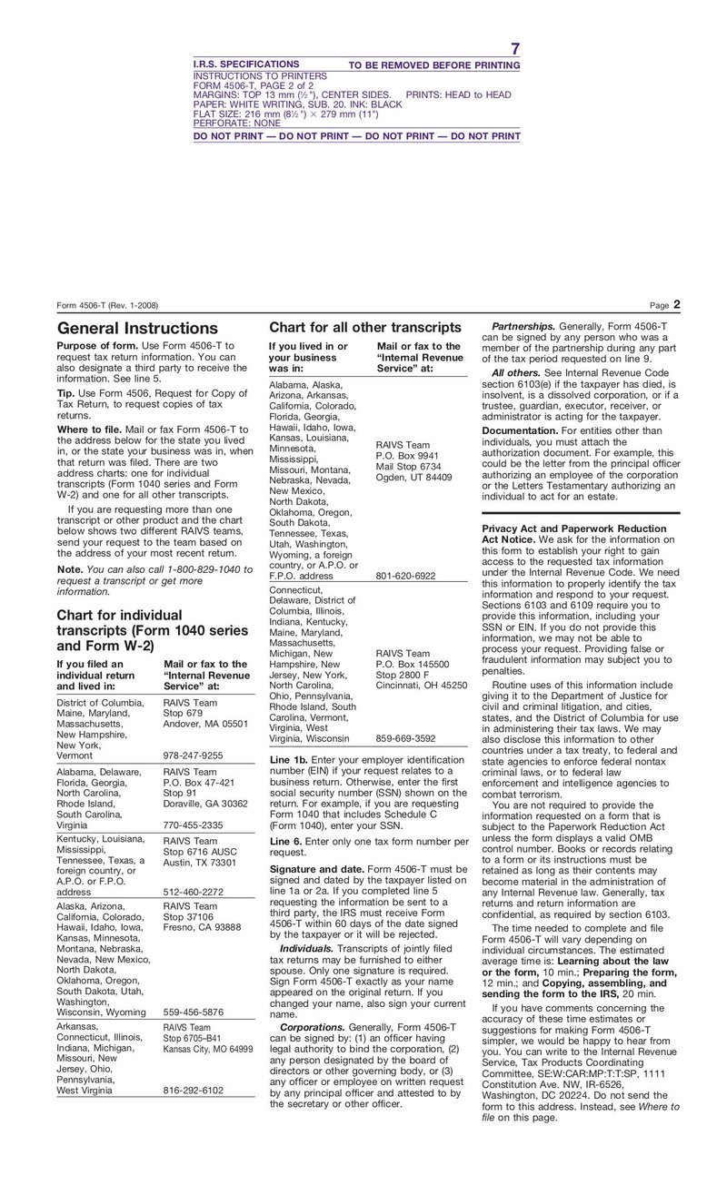Large thumbnail of Tax Return Transcript Request - Nov 2021